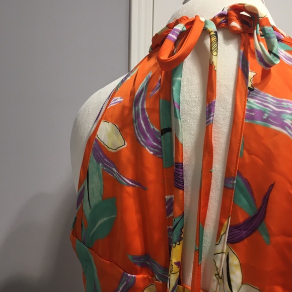 Floral Braided Halter Dress - Picture 5 of 5